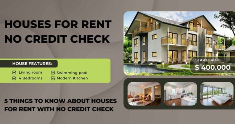 Houses For Rent No Credit Check