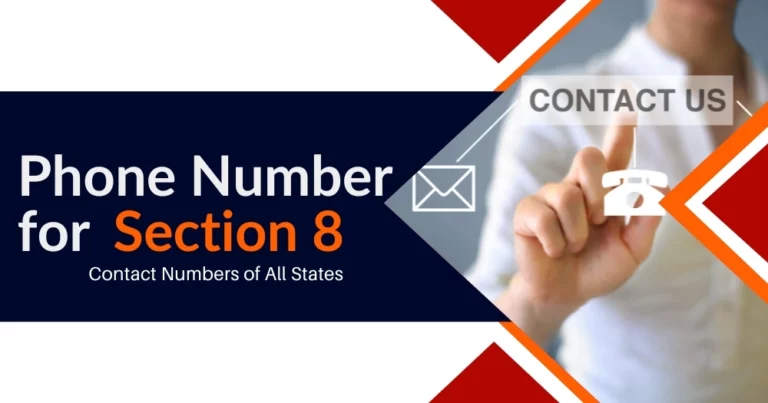 Phone Number for Section 8: Local Public Housing Agency Contact Number