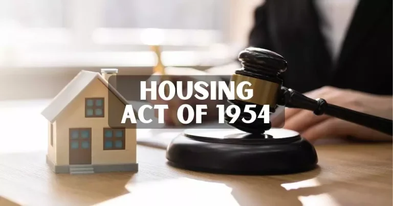 Housing Act of 1954 [Urban Renewal Program]