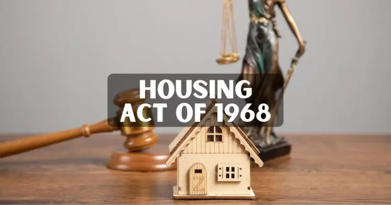 Housing Act of 1968 – Definition and Impacts